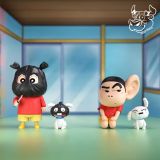  Eavesdropping Shinnosuke & Shiro - Crayon Shin-chan - NIUZI Studio 