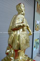 Tượng Đồng Trần Quốc Tuấn bằng đồng cát tút Cao 50Cm (hàng kỹ)