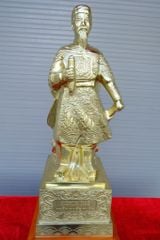 Tượng Đồng Trần Quốc Tuấn bằng đồng cát tút Cao 50Cm (hàng kỹ)