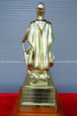 Tượng Đồng Trần Quốc Tuấn bằng đồng cát tút Cao 60Cm (hàng kỹ)