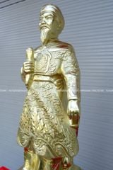 Tượng Đồng Trần Quốc Tuấn bằng đồng cát tút Cao 70Cm (hàng kỹ)