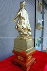 Tượng Đồng Trần Quốc Tuấn bằng đồng cát tút Cao 70Cm (hàng kỹ)