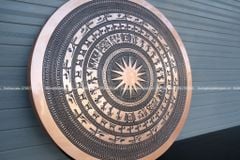 Mặt trống đồng đỏ đúc chìm đường kính 50cm nặng 8kg