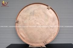 Mặt trống đồng đỏ đúc chìm đường kính 81cm nặng 28kg