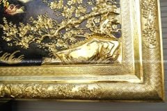 Tranh Đồng Mã Đáo Thành Công dát vàng KT 237x127 Cm Khung Đồng (Hàng VIP)