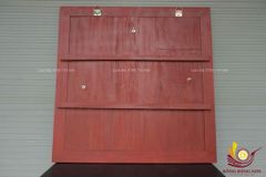 Tranh Trống Đồng Dát Vàng Kích Thước 127 x127  Cm Khung Vuông Đục Hoa Văn- Mặt Đúc