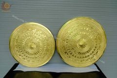 Mặt Trống Đồng Đúc DK 60 Cm - Dát Vàng 24k