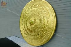 Mặt Trống Đồng Đúc DK 80 Cm Không Bản Đồ - Dát Vàng 24K