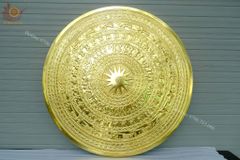 Mặt Trống Đồng Đúc DK 80 Cm Không Bản Đồ - Dát Vàng 24K