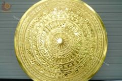 Mặt Trống Đồng Đúc DK 60 Cm - Dát Vàng 24k