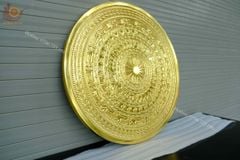 Mặt Trống Đồng Đúc DK 60 Cm - Dát Vàng 24k