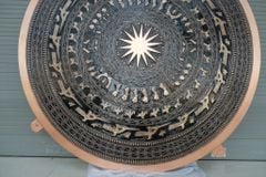 Mặt Trống Đồng Đúc DK 130 Cm Không Bản Đồ