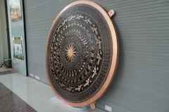 Mặt Trống Đồng Đúc DK 130 Cm Không Bản Đồ