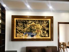 Tranh Đồng Vinh Hoa Phú Quý Kích Thước 250x150cm (hàng thúc tay)