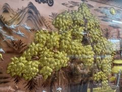 Tranh Cội Nguồn Quê Hương Đồng Đỏ Cạo Xước Dát Vàng Khung Trơn Xoắn KT 255 -155cm