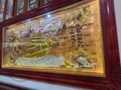 Tranh Thuận Buồm Xuôi Gió- Đồng Đỏ Xước Dát- Kích Thước 170x90- Khung Sồi Trơn