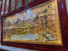Tranh Thuận Buồm Xuôi Gió- Đồng Đỏ Xước Dát- Kích Thước 170x90- Khung Sồi Trơn