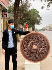 Mặt Trống Đồng Đúc DK 100 Cm Không Bản Đồ
