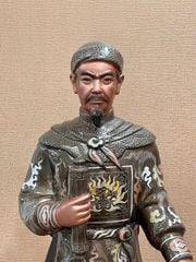 Tượng Đồng Trần Quốc Tuấn Cao 70Cm khảm ngũ sắc (hàng kỹ)