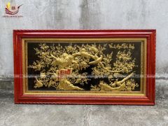 Tranh Đồng Vinh Hoa Phú Quý Kích Thước 250x150cm (hàng thúc tay)