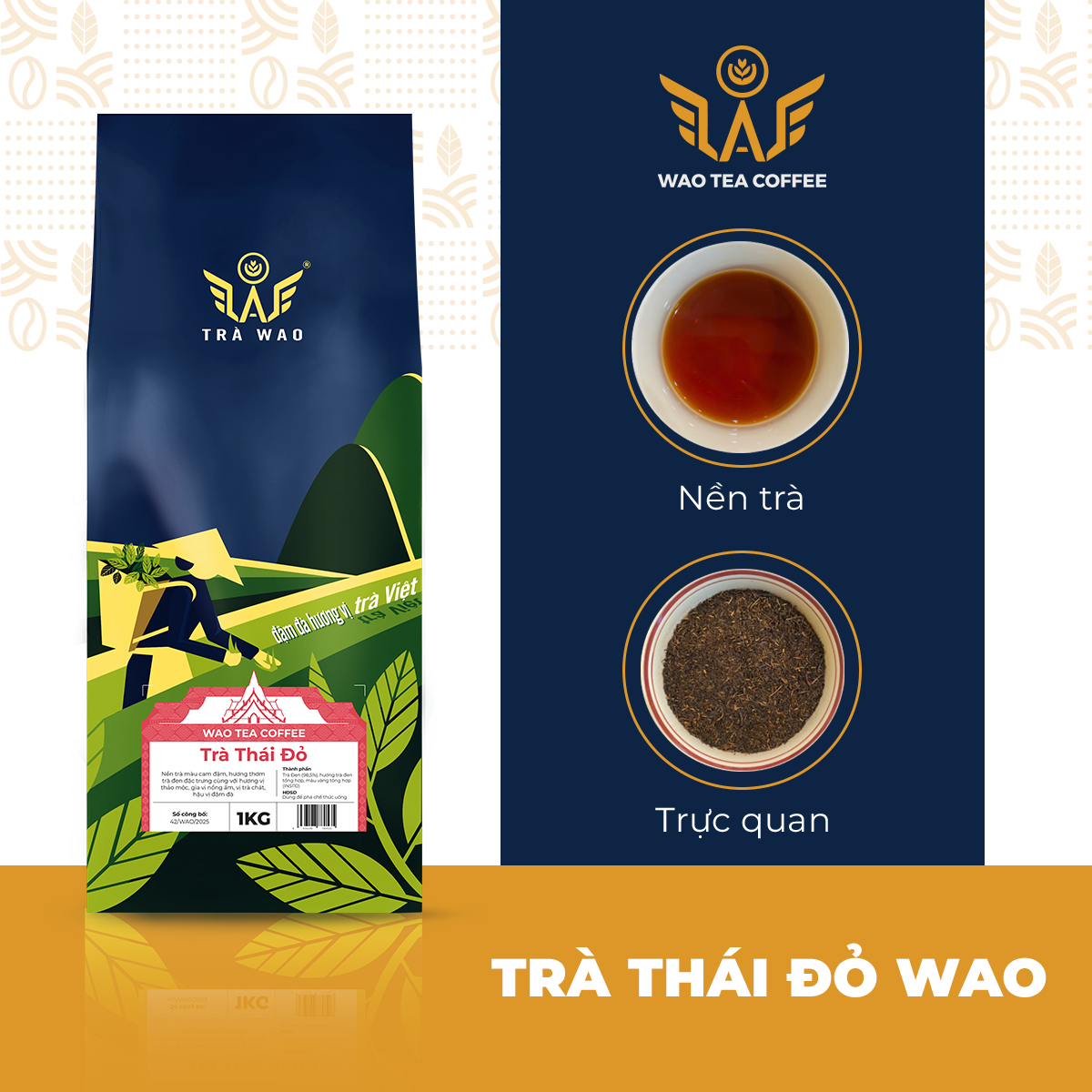  Trà Thái Đỏ WAO (1kg) 
