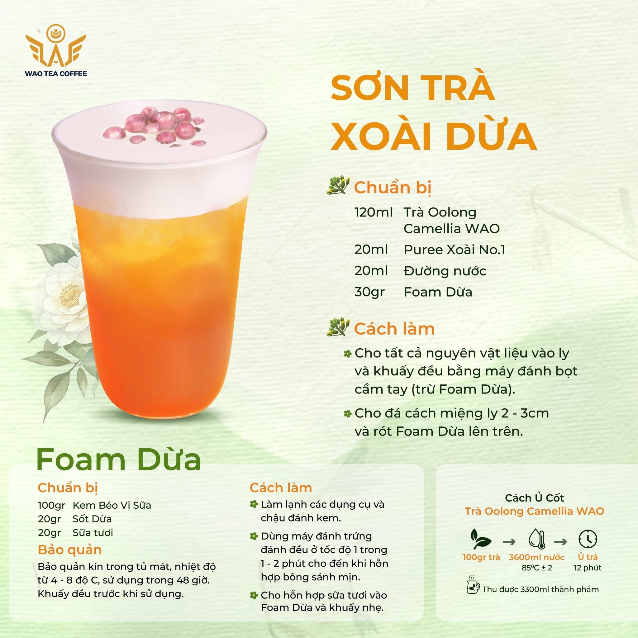 Trà Oolong Camellia WAO (1kg)