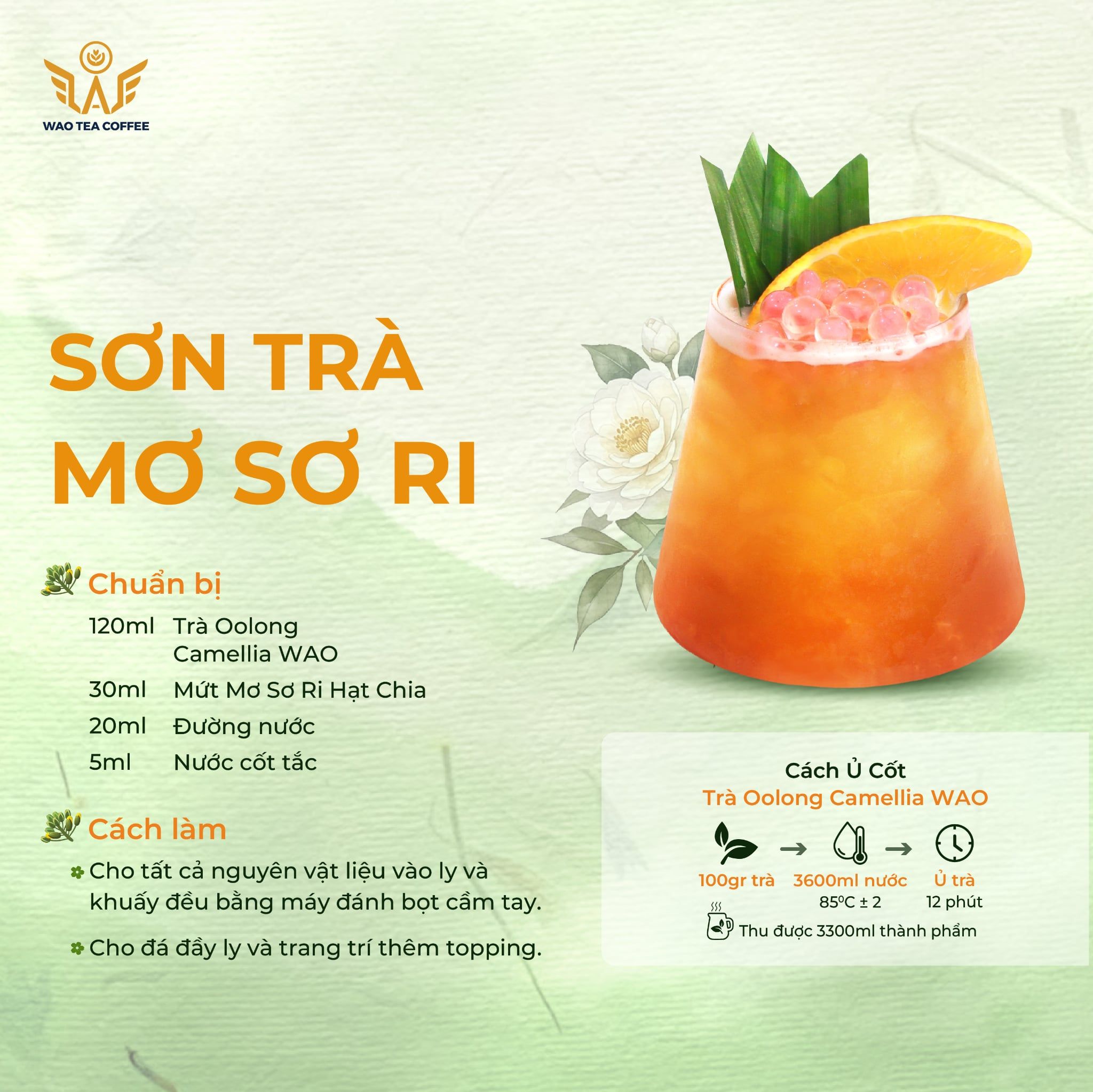 Trà Oolong Camellia WAO (1kg)