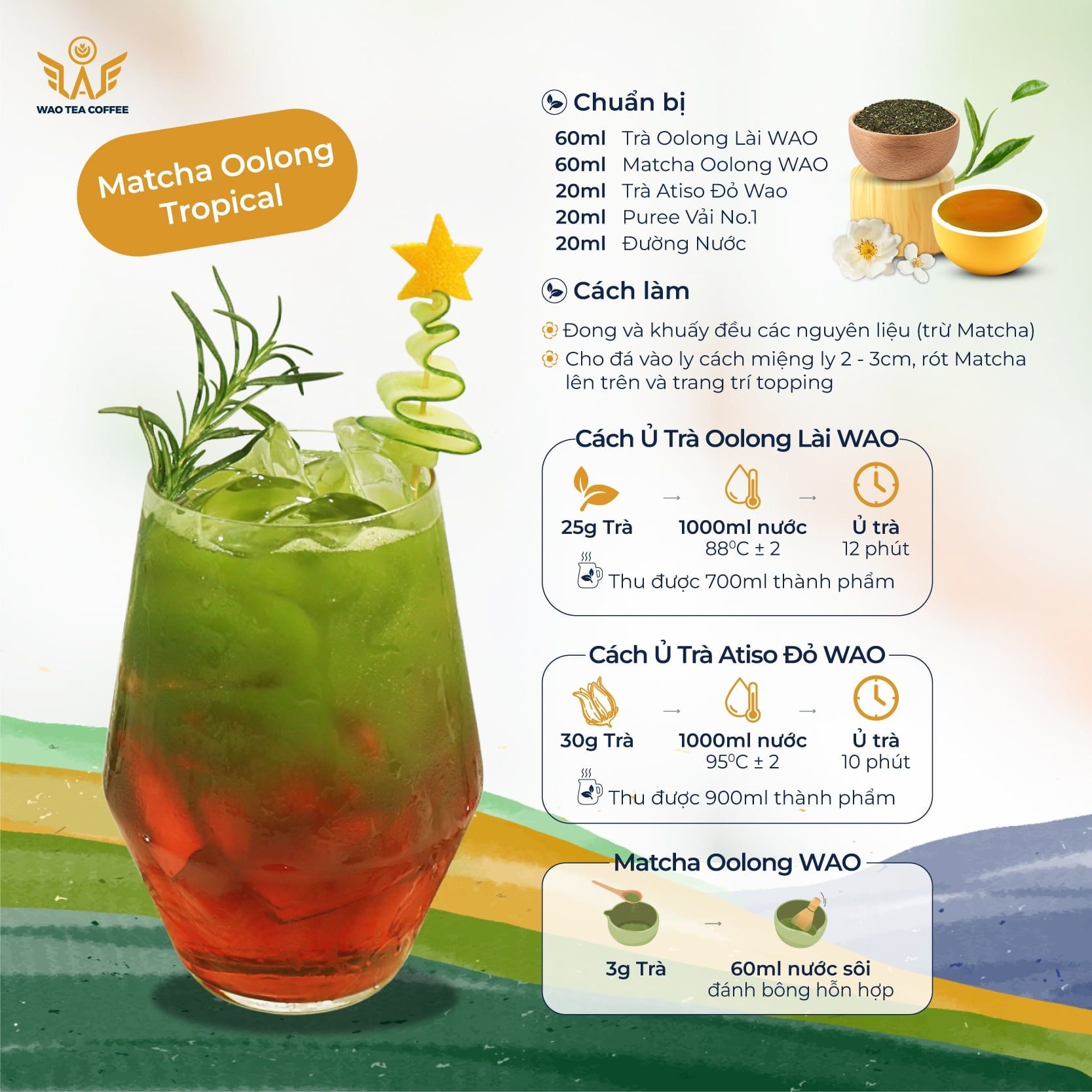 Trà Oolong Lài (Nhài) WAO (1kg)