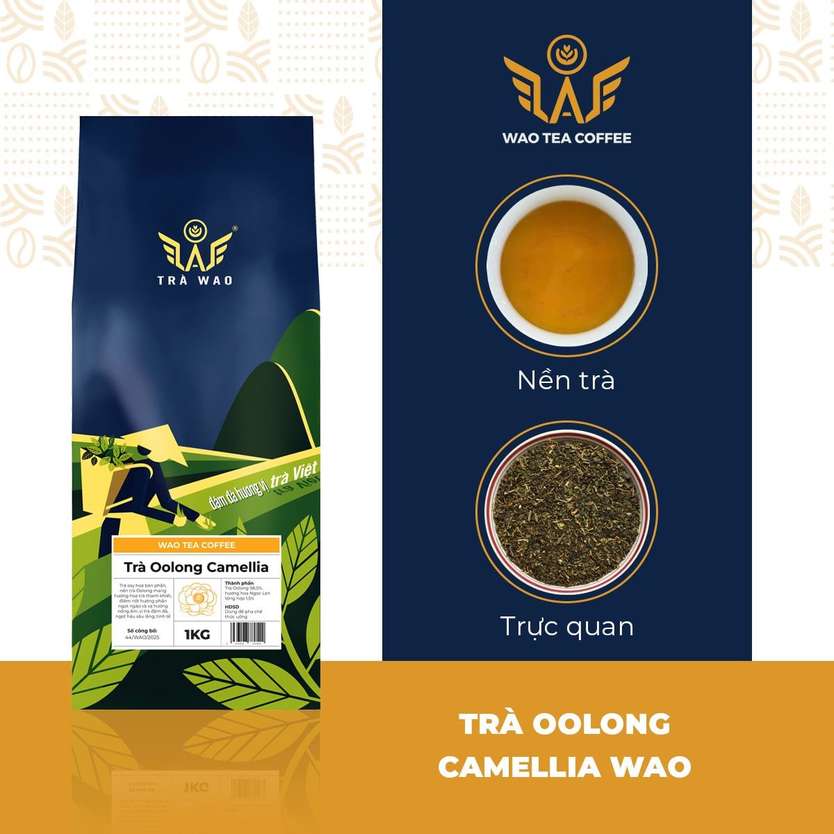  Trà Oolong Camellia WAO (1kg) 
