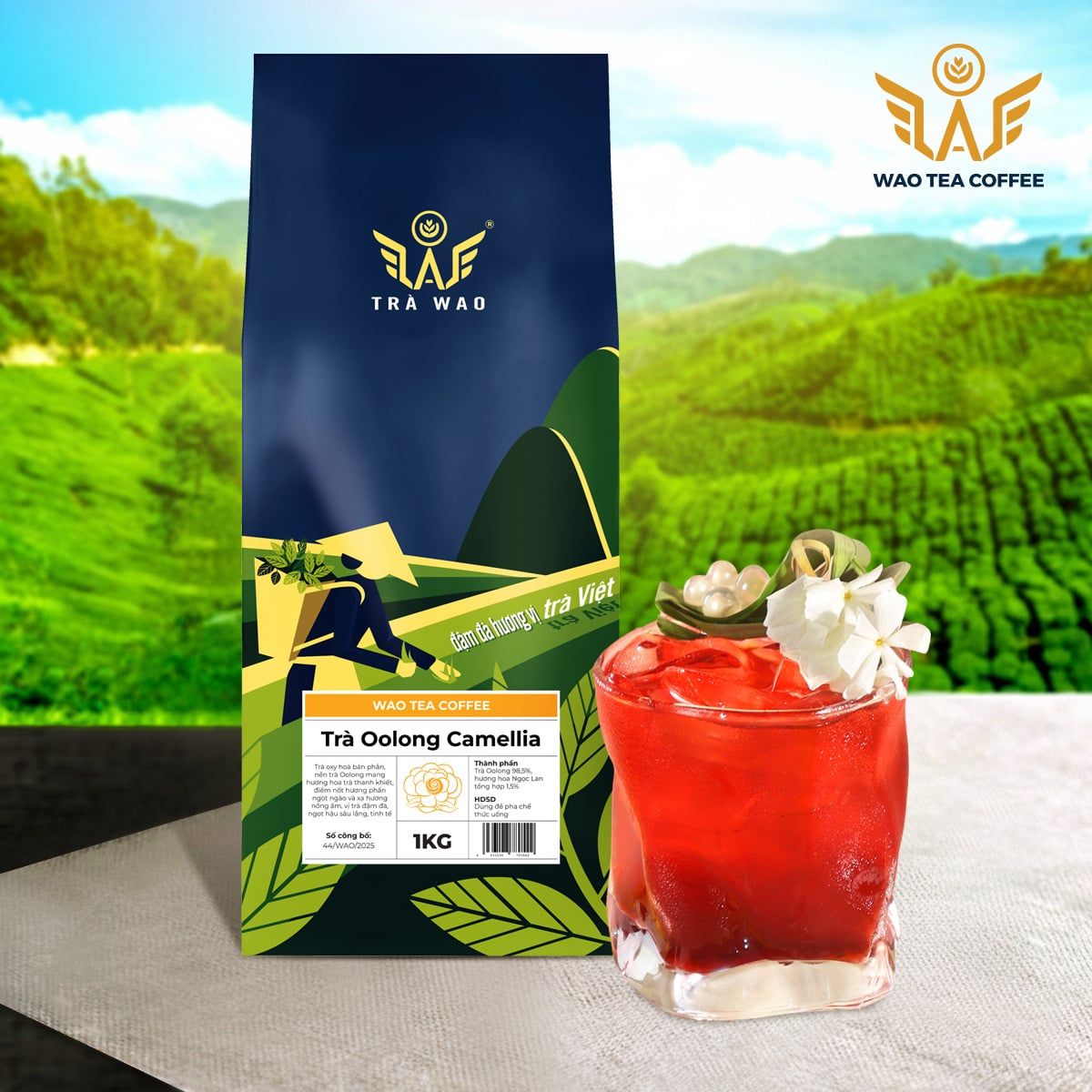  Trà Oolong Camellia WAO (1kg) 