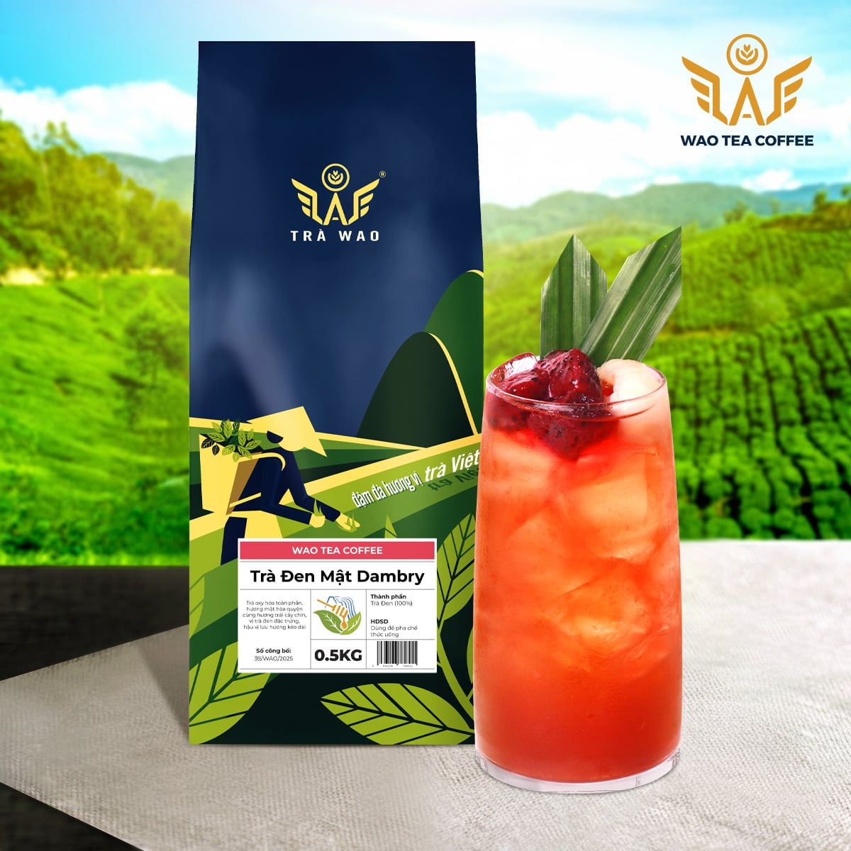  Trà Đen Mật Dambry WAO (1kg) 