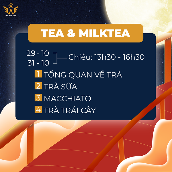 Khóa Học Tea & Milk Tea 