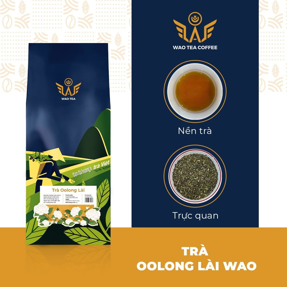 Trà Oolong Lài (Nhài) WAO (1kg)