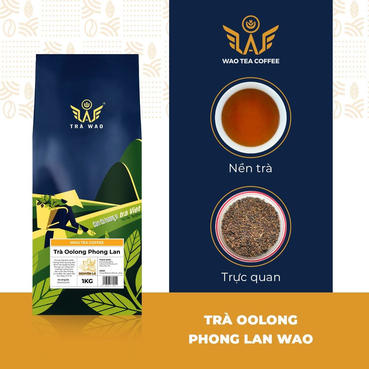  Trà Oolong Phong Lan WAO (1kg) 