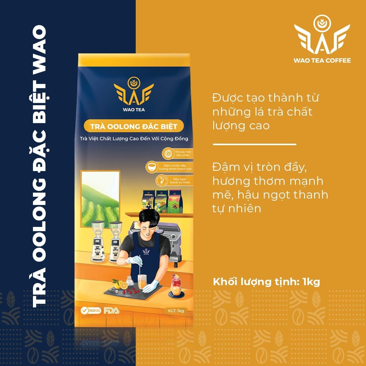  Trà Oolong Đặc Biệt WAO (1kg) 