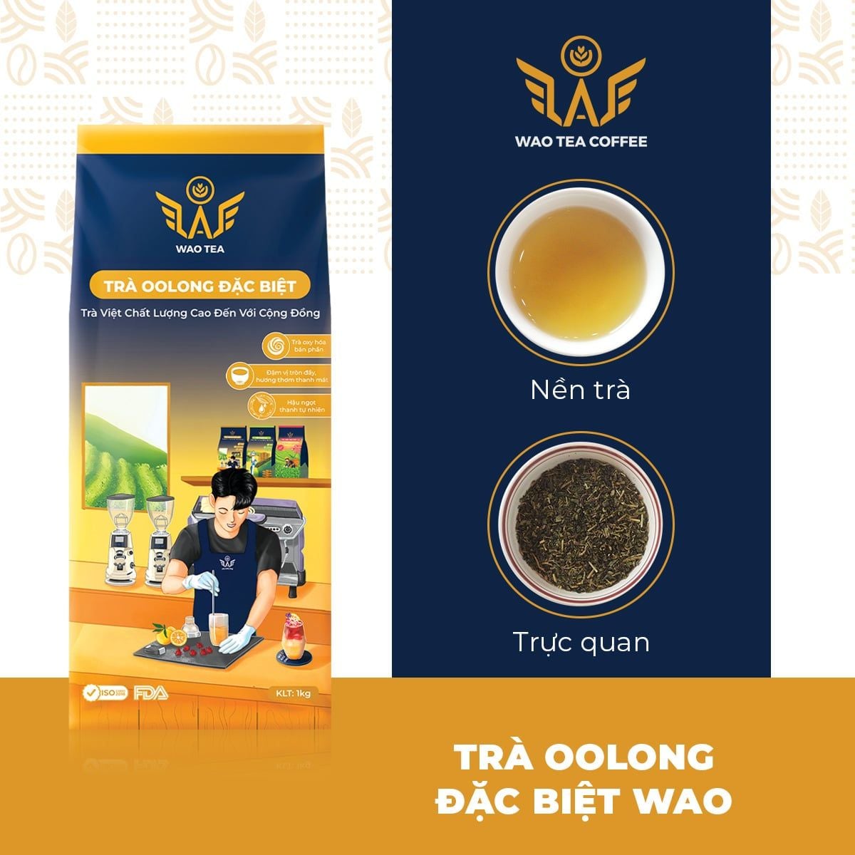  Trà Oolong Đặc Biệt WAO (1kg) 