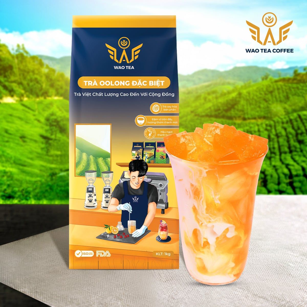  Trà Oolong Đặc Biệt WAO (1kg) 