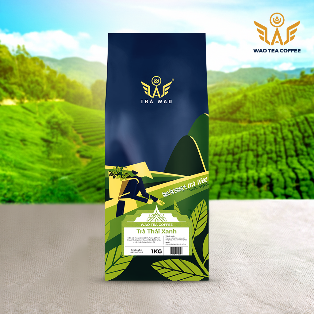  Trà Thái Xanh WAO (1kg) 