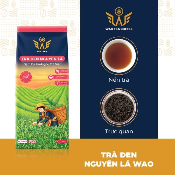  Trà Đen Nguyên Lá WAO (1kg) 