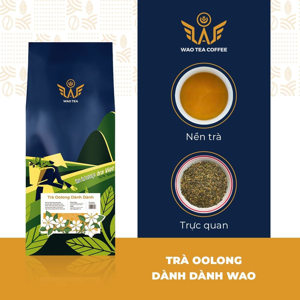 Trà Oolong Dành Dành WAO (1kg)