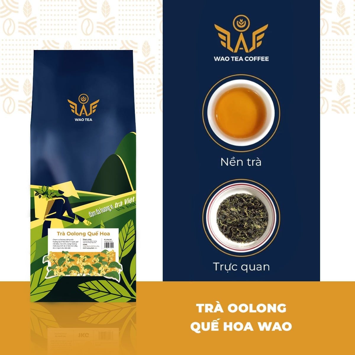 Trà Oolong Quế Hoa WAO (1kg)