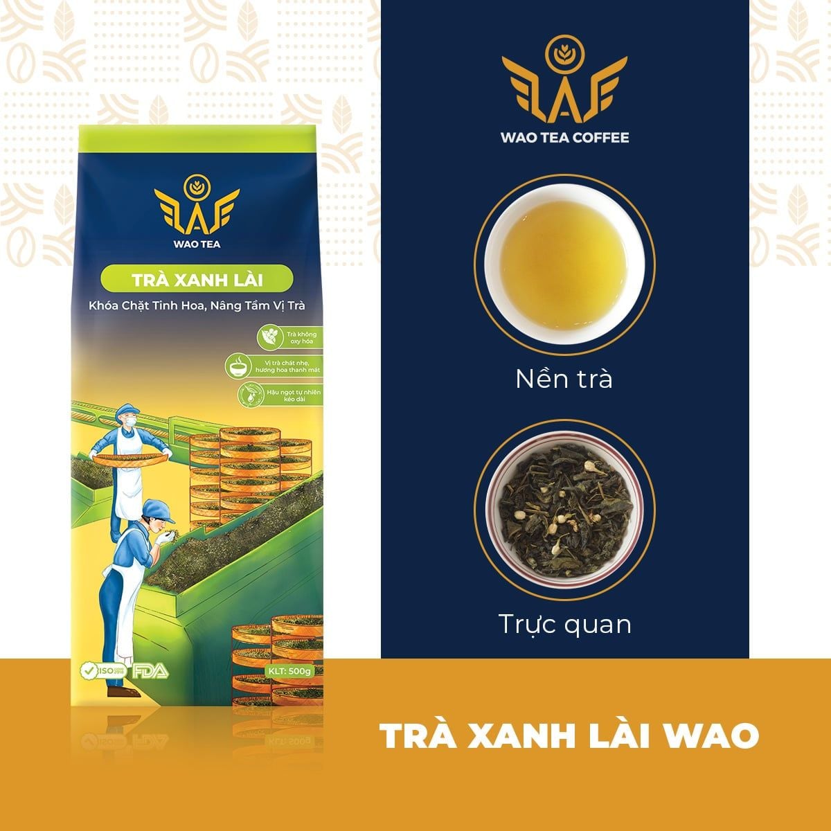  Trà Xanh Lài (Nhài) WAO (1kg) 