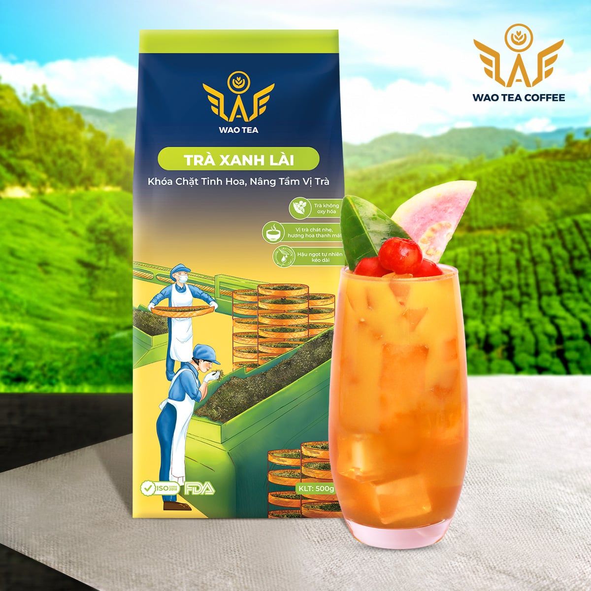  Trà Xanh Lài (Nhài) WAO (1kg) 