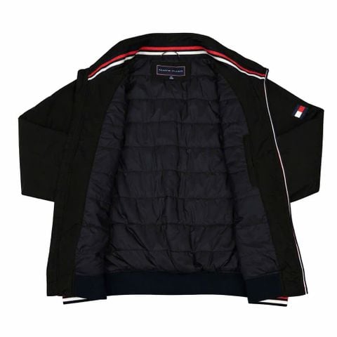  Tommy Hilfiger Erkek boomber Mont Black 
