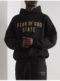  Essentials Fleece Hoodie state off Black 