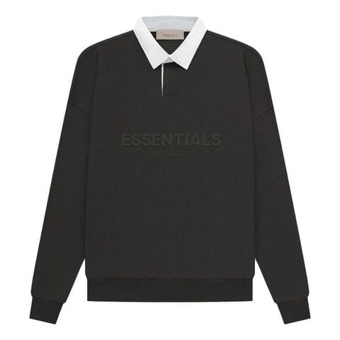  Essentials SS23 waffle Long Sleeve Polo 