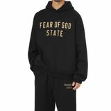  Essentials Fleece Hoodie state off Black 