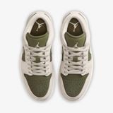  Nike Jordan 1s low Medium Olive sail 