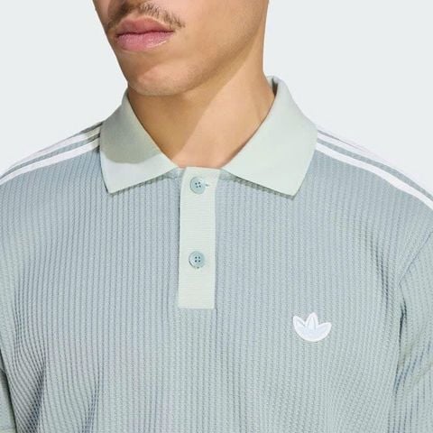  Adidas Waffle Polo green 
