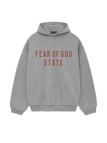  Hoodie essentials state dark heather grey 